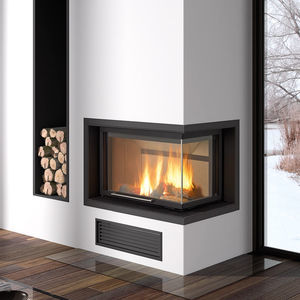 chimenea insertable de doble cara