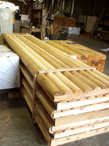 poste de madera