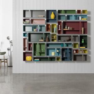 biblioteca de pared
