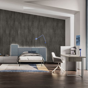 habitación para niños gris