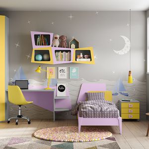 habitación para niños amarilla