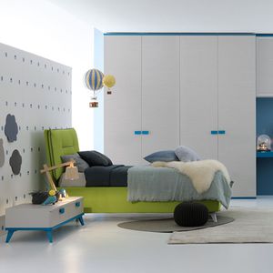 habitación para niños azul