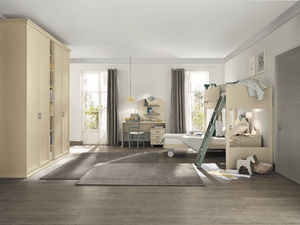 habitación para niños blanca