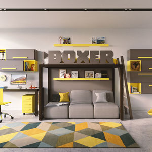 habitación para niños blanca