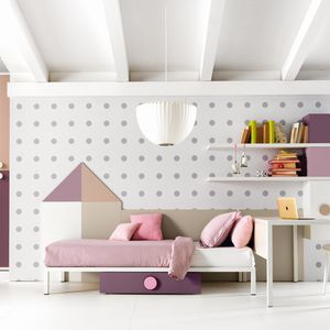 habitación para niños blanca