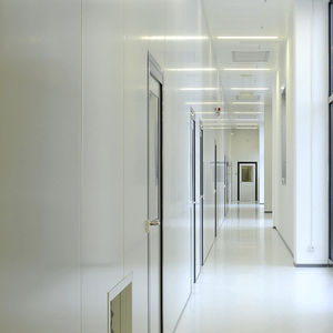 tabique fijo / modular / laminado / de acero