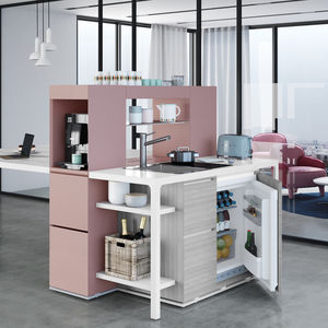 mueble para máquina de café profesional