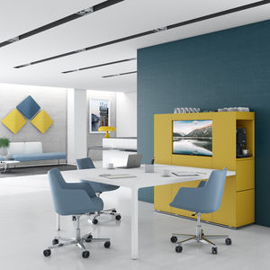 mueble para máquina de café profesional