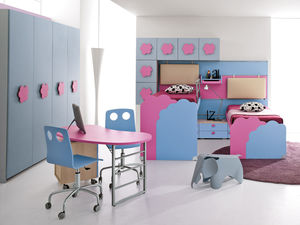 habitación para niños rosa