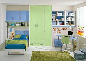 habitación para niños azul
