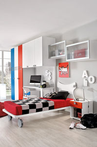 habitación para niños roja / unisex