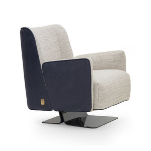 sillón moderno / de cuero / de tejido / de titanio