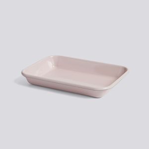 bandeja de servicio de metal esmaltado