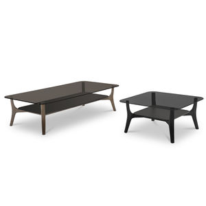 mesa de centro de vidrio