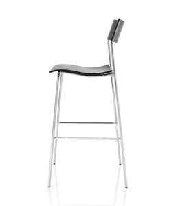 silla de bar contemporánea / tapizada / de roble / de nogal