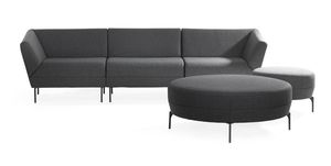 otomana contemporánea / de tejido / de interior