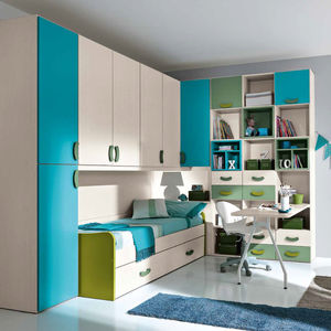 habitación para niños azul