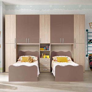 habitación para niños gris