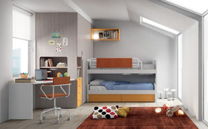habitación para niños naranja