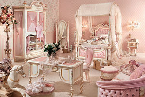 habitación para niños rosa