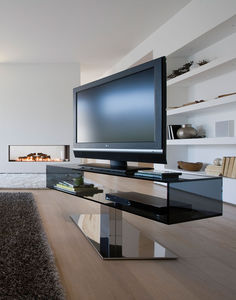mueble de televisión de estilo giratorio