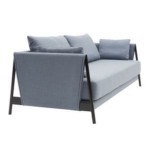 sofá cama / contemporáneo / de tejido / de acero