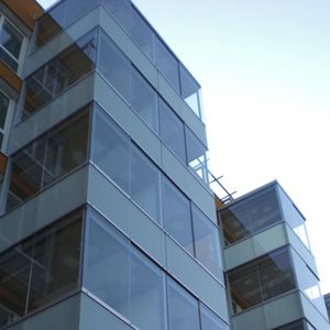 panel de vidrio laminado