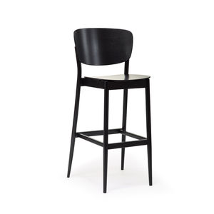 silla de bar contemporánea / de roble / de haya / para cocina