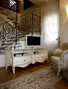 sillón de estilo / de madera / de tejido