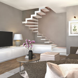 escalera en L