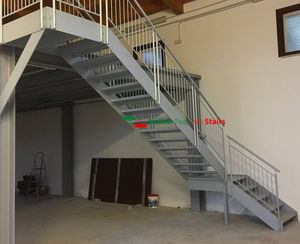 escalera en L