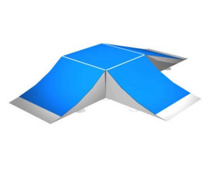 fun box para skatepark