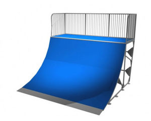 quarter pipe para skatepark