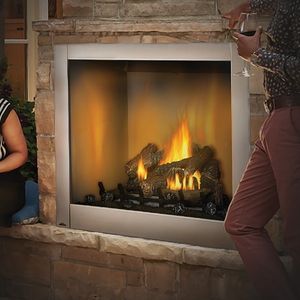chimenea de gas