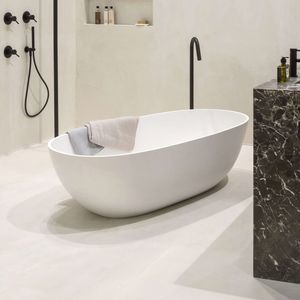 bañera ovalada
