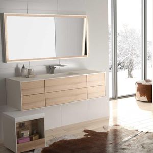 mueble de lavabo doble