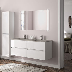 mueble de lavabo doble