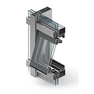 sistema de fachada de aluminio