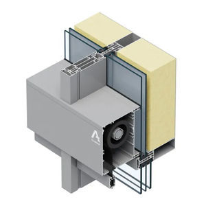 sistema de fachada de aluminio