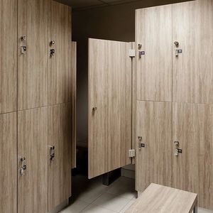 cabina de vestuarios para edificio público
