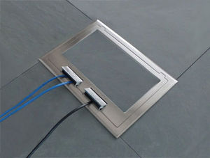 Caja eléctrica empotrable - WFB244X - FBS - Floor Box Systems - para