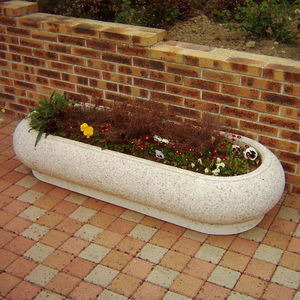 jardinera de hormigón