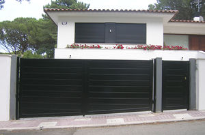 portón abatible