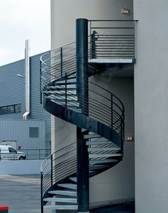 escalera de emergencia de caracol