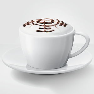 taza de café de vidrio