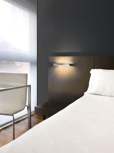 aplique moderno / de cristal / de latón / LED
