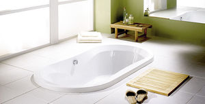 bañera ovalada