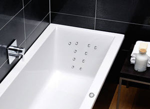 bañera de fibra acrílica