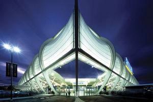 membrana arquitectónica de fibra de vidrio