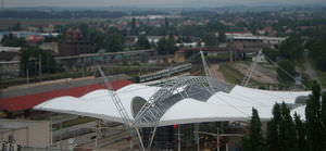 membrana arquitectónica de tejido